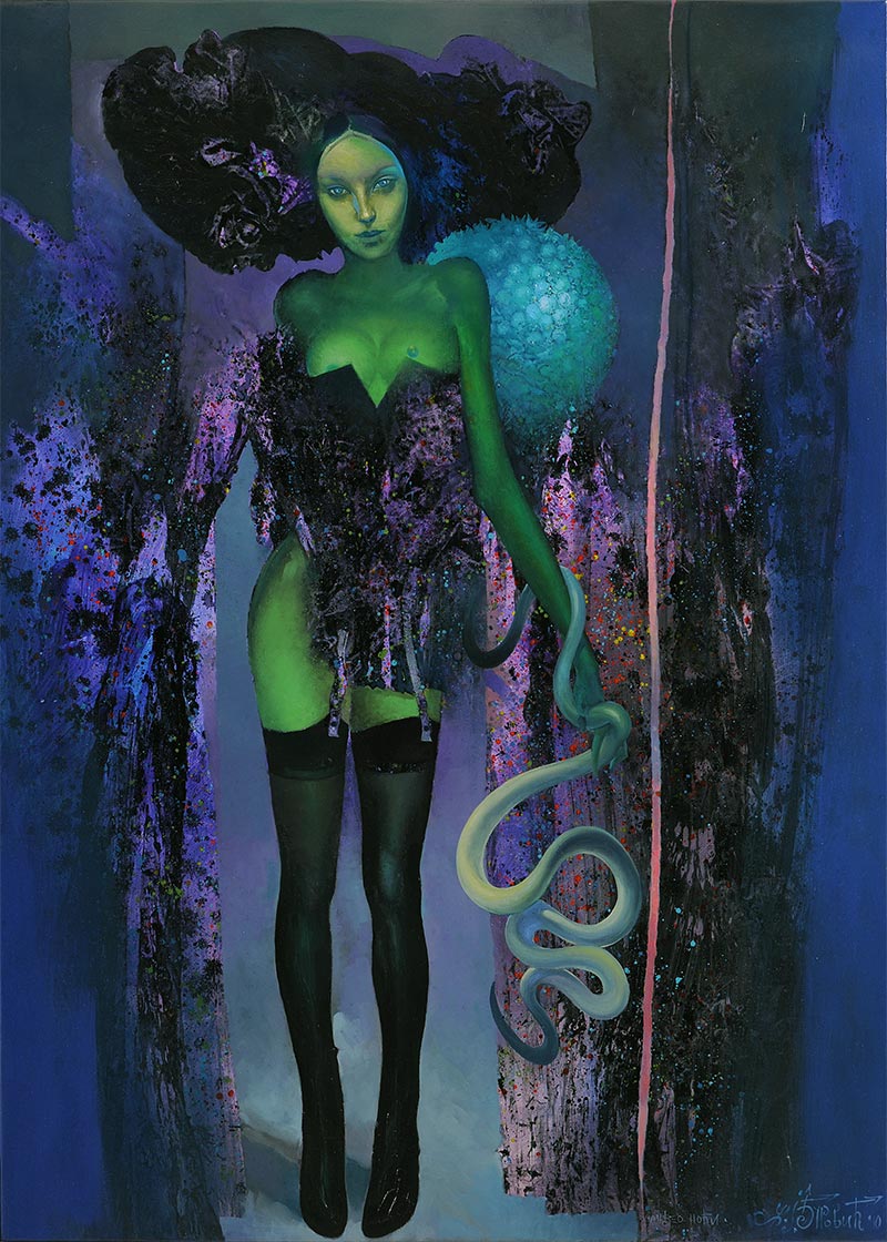 Angel of the Night, 90 x 65 cm, oil on canvas, 2010 – Željko Đurović