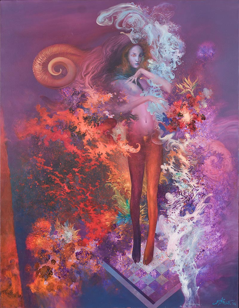 Bursting, 138 x 107 cm, oil on canvas, 2012 – Željko Đurović