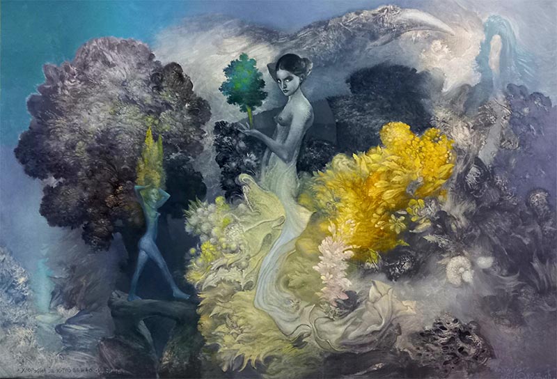 Chlorophyll Fled Hastily from Winter, 70 x 100 cm, 2025 – Željko Đurović