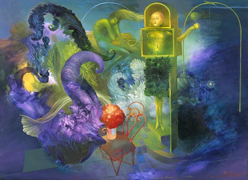 Dream – From the Cycle "Coast", 50 x 70 cm, oil on canvas, 2004 – Željko Đurović