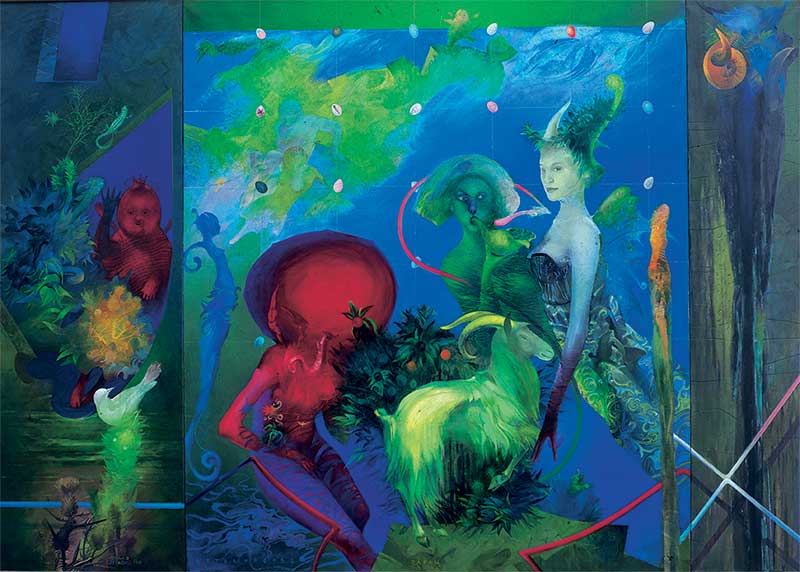 Željko Đurović at Du Fantastique au Visionnaire, Venice, 1994