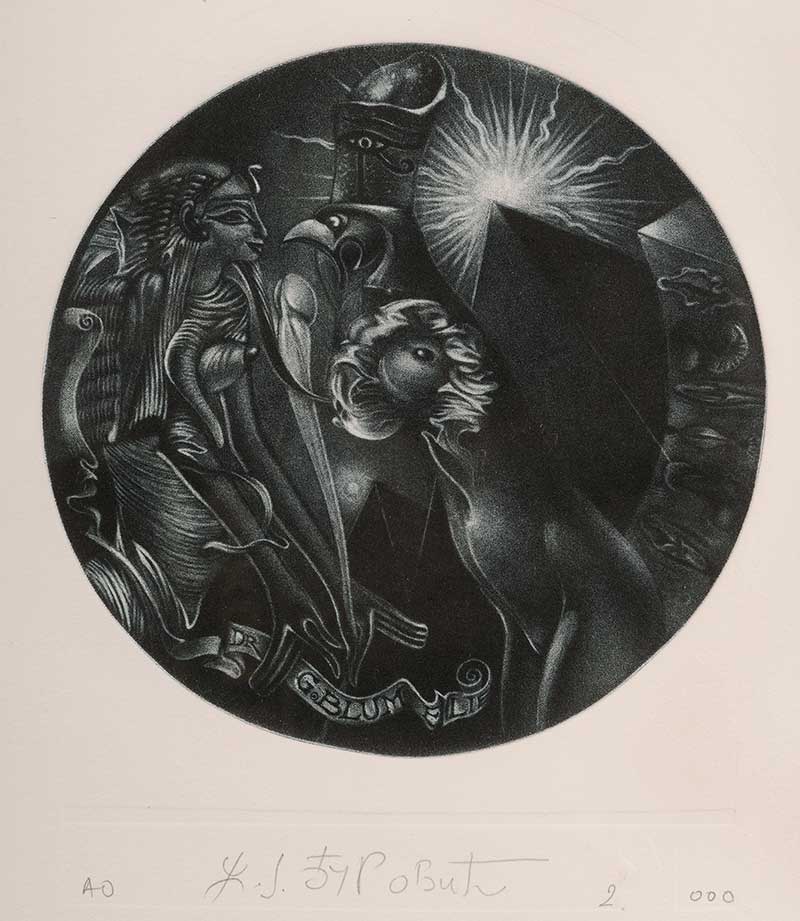 Ex Libris – Dr. Blum, 2000 – Željko Đurović