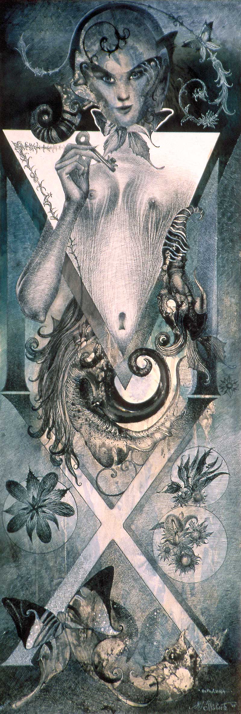 Family, mixed media, 2008 – Željko Đurović