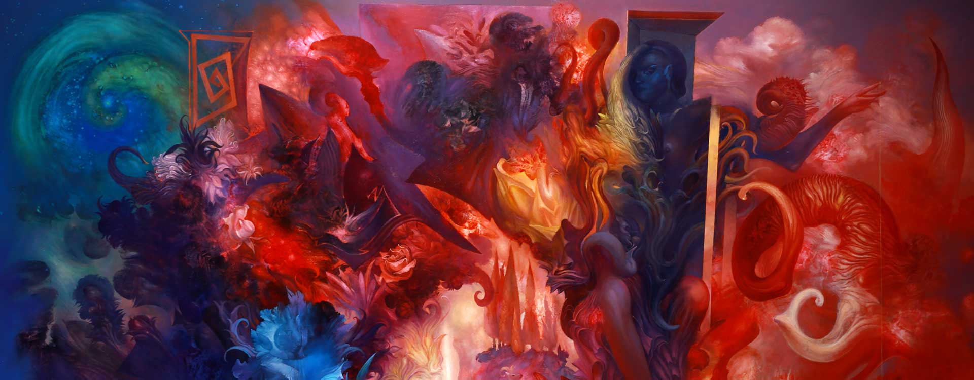 Željko Đurović fantastic art paintings available for acquisition
