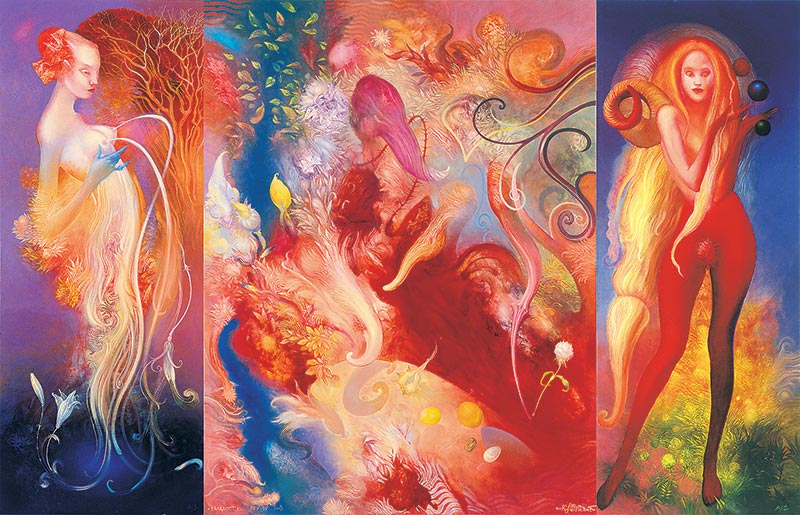 Fertility, 125 x 195 cm, oil on canvas, 2003 – Željko Đurović