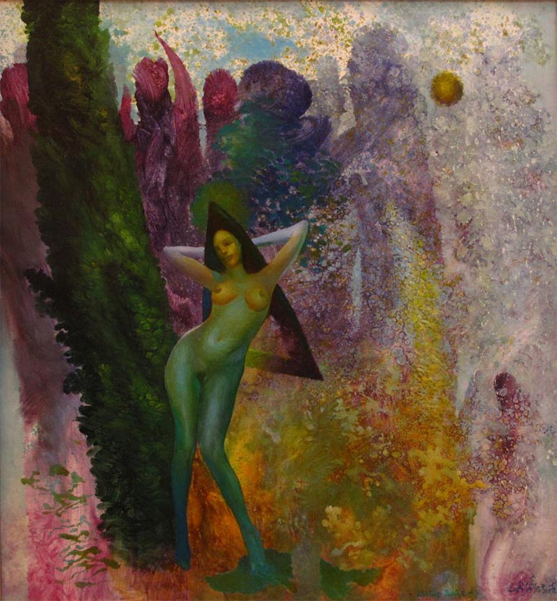 Golden Sea, 62 x 58 cm, oil on canvas, 2012 – Željko Đurović