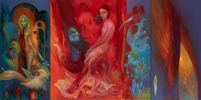 Haven, 70 x 140 cm, oil on canvas, 2020 – Željko Đurović