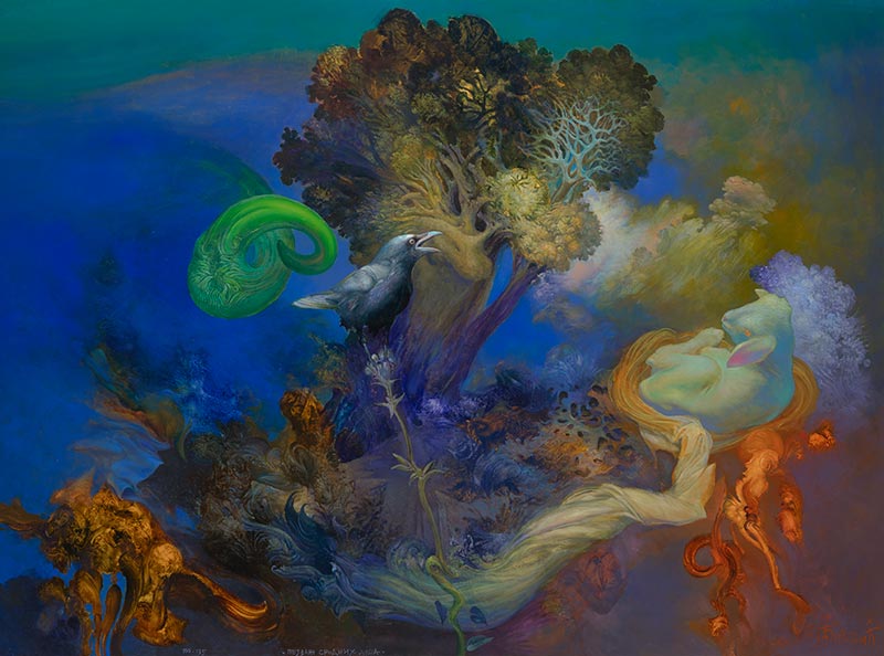 Landscape of Kindred Souls, 100 x 135 cm, oil on canvas, 2026 – Željko Đurović