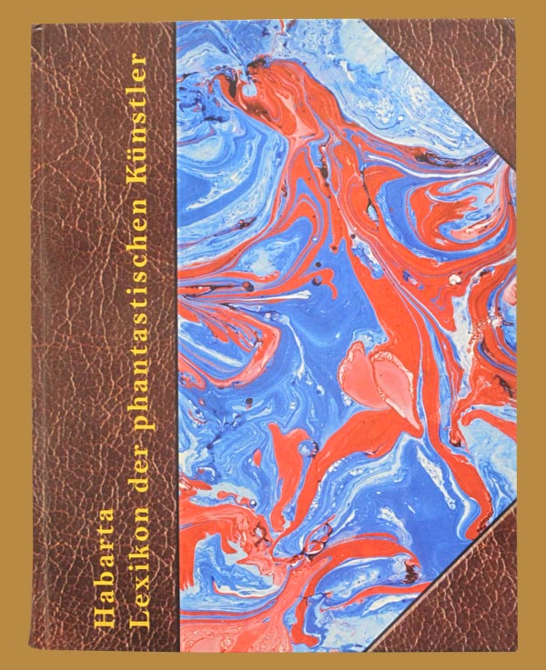 Book cover of "Lexikon der phantastischen Künstler", published by Books on Demand, edited by Gerhard Habarta.