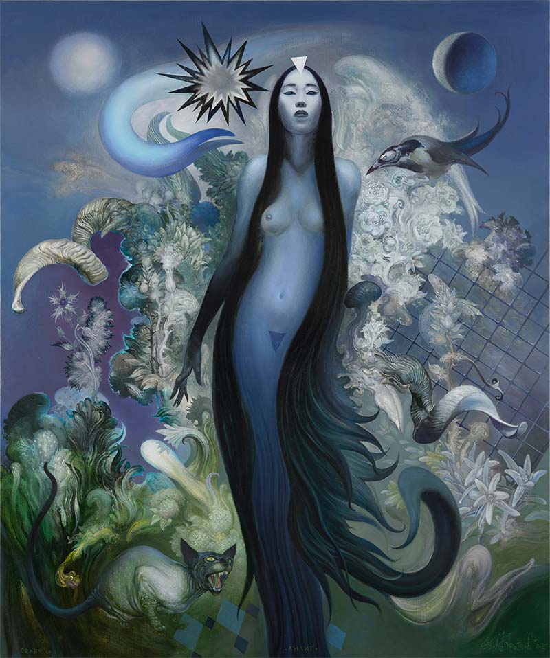 Lilit, 120 x 100 cm, oil on canvas, 2025 – Željko Đurović