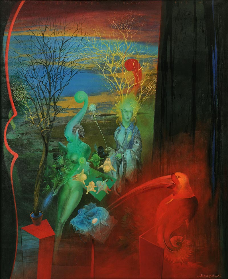 Metamorphoses – Fertility, 140 x 115 cm, oil on canvas, 1993 – Željko Đurović