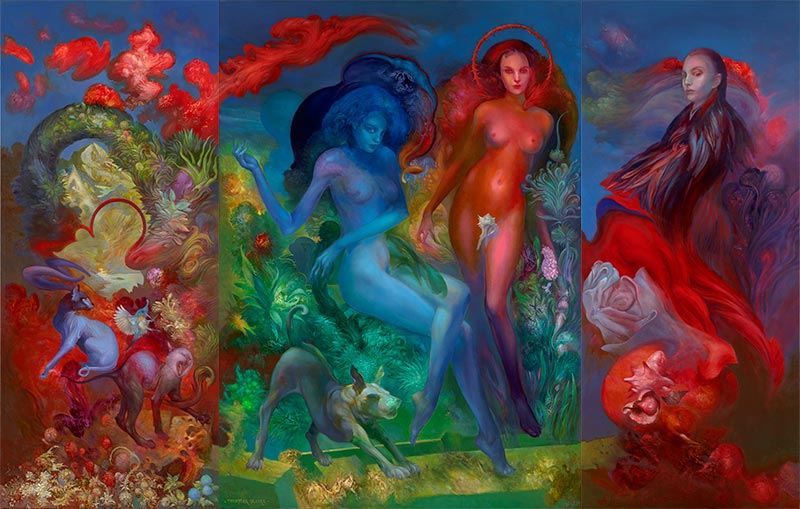 Moment of Decision, 140 x 220 cm, oil on canvas, 2021 – Željko Đurović