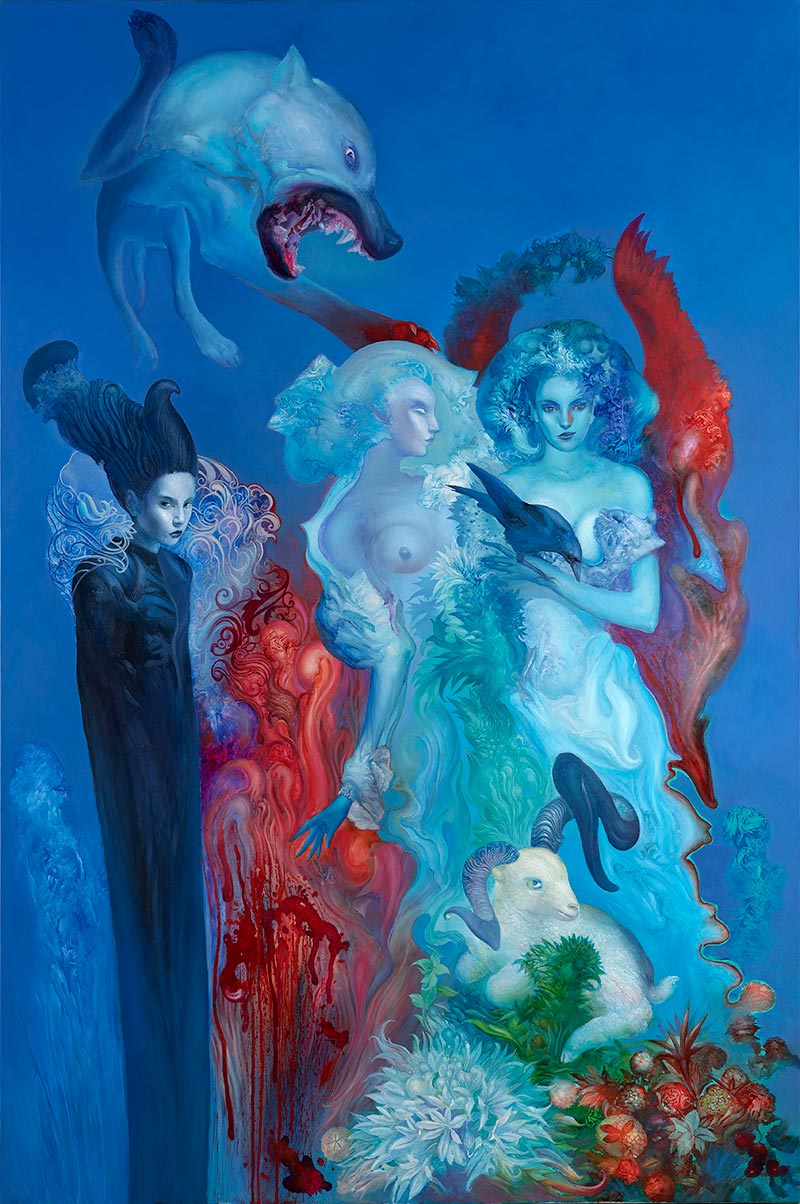 Hell in Paradise, 190 x 135 cm, oil on canvas, 2015 – Željko Đurović