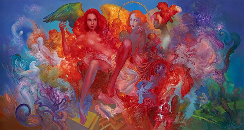 Pan's Call, 80 x 150 cm, 2020 – Željko Đurović