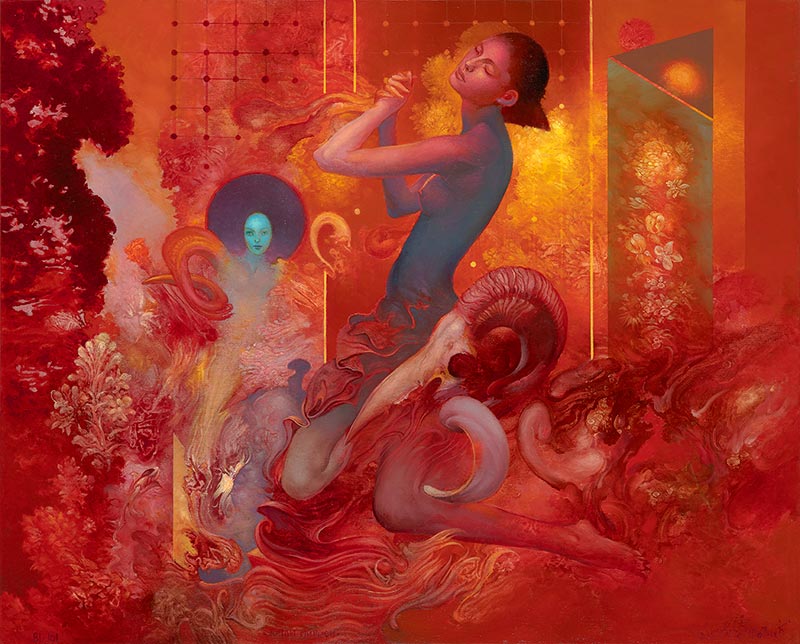Warm Scents, 81 x 101 cm, oil on canvas, 2026 – Željko Đurović