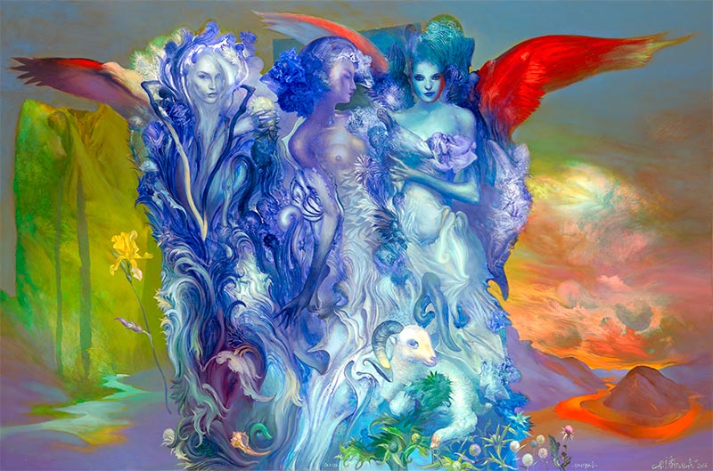 Tranquillity, 120 x 180 cm, oil on canvas, 2017 – Željko Đurović