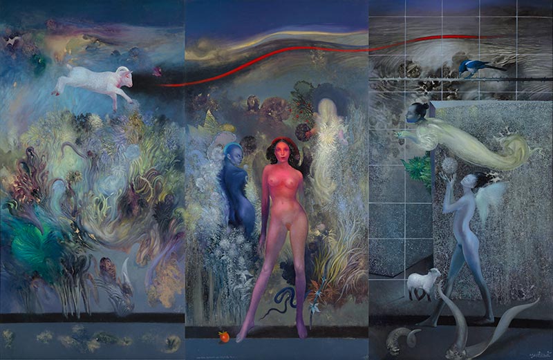 Walk Through Eden, 200 x 300 cm, oil on canvas, 2016 – Željko Đurović